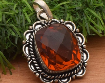 100% Natural Topaz, Tiger Eye,  Mix Gamstone Pendant Silver Plated Pendant Handmade Pendant Jewellry Mix Shape Mix Size Jewellry, A.42