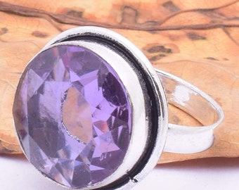 Multi Color Topaz Mix Gemstone Rings Silver Plated Handmade Ring's'Multiple Desige and Shape Ring for Men & Women