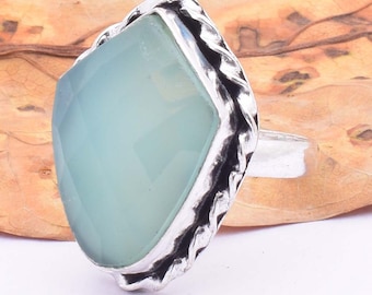 Multi Color Topaz Mix Gemstone Rings Silver Plated Handmade Ring's'Multiple Desige and Shape Ring for Men & Women