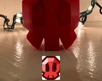 Flavio's Skull Gem from Paper Mario the Thousand Year Door