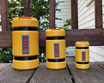 Scream Canister Container Inspired by Monsters Inc Monsters University All Sizes