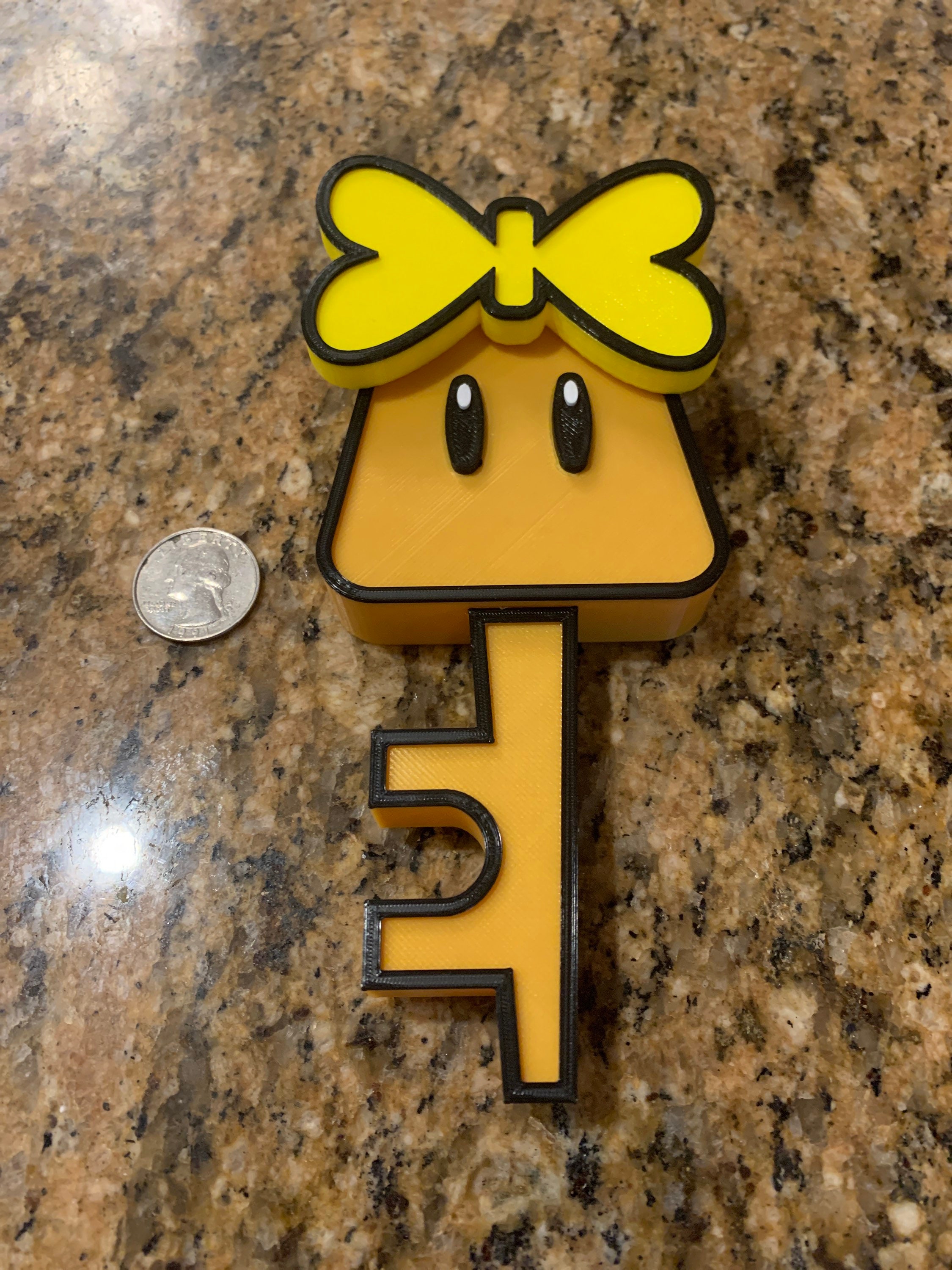 3D Printed Super Mario Party Skeleton Key - Etsy