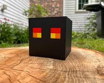 3D Printed Magma Cubes - Minecraft Inspired Decor - Etsy