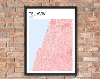 Tel Aviv Print - Etsy