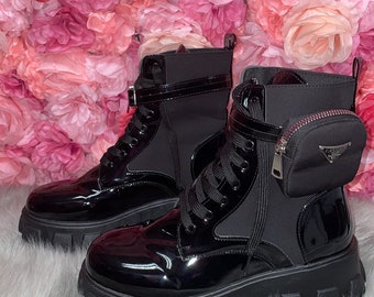 prada amber gift set boots