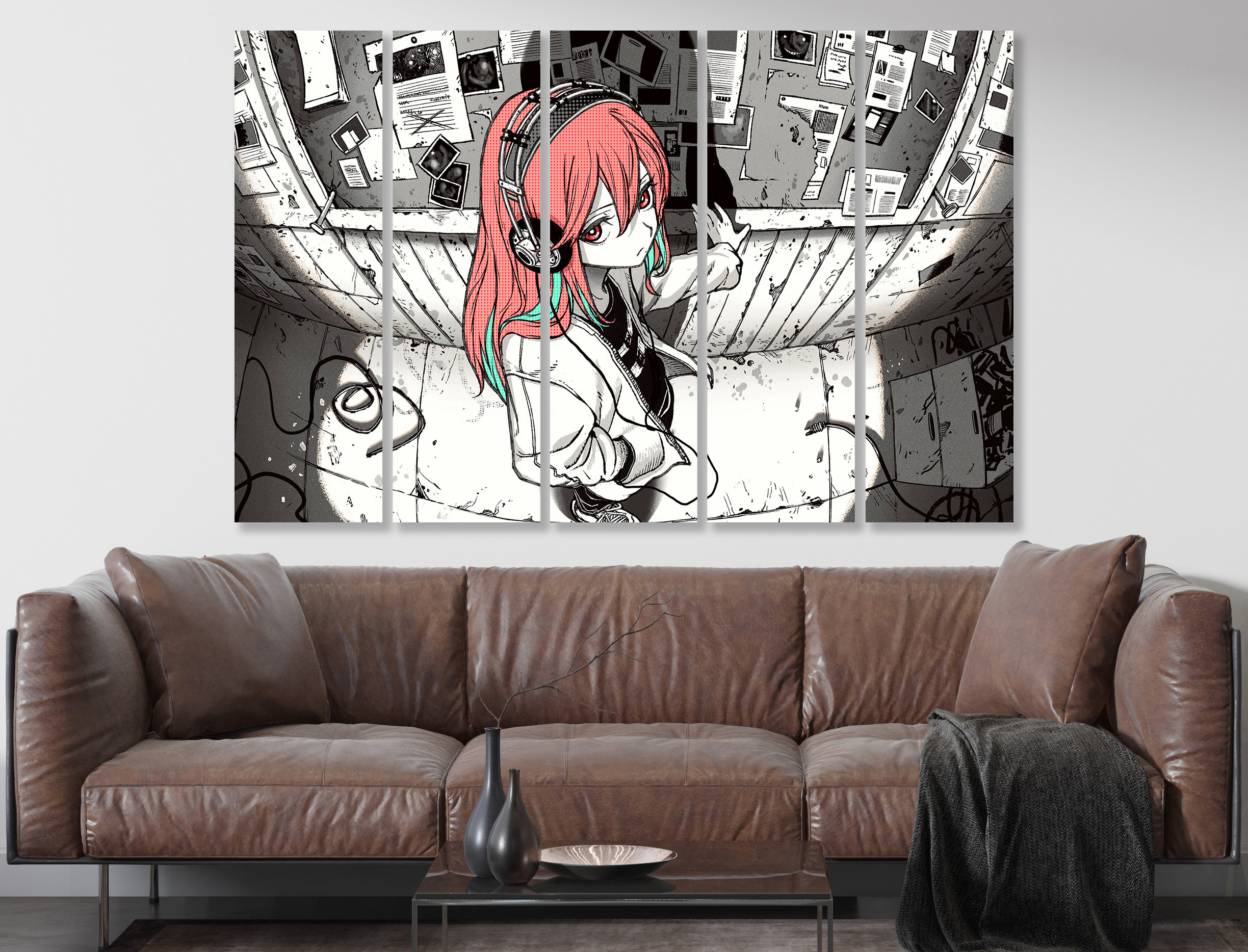 Anime Girl Fantasy Canvas Japanese Manga Wall Art Modern Anime Decor ...