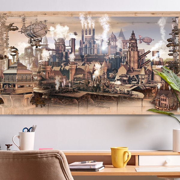 Industrial Wall Art Etsy