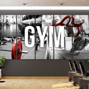 Tela palestra Decorazione artistica sportiva Arte murale motivazionale Stampa sportiva Tela sala giochi Stampa palestra Poster studio fitness Decorazione crossfit Tela estrema