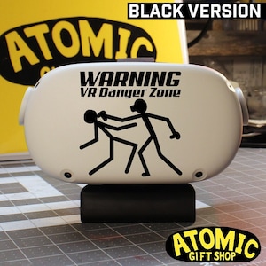 VR Danger Zone Decal For Quest 2 VR Headset, Laptops, Cars and More!
