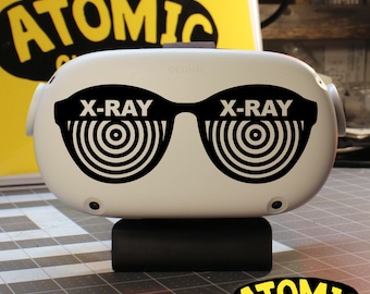 X-Ray Glasses Decal For Quest 2 VR Headset, Laptops, Cars and More!