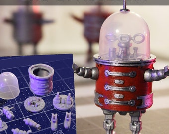 ViC-B1 Retro Robot Model Kit