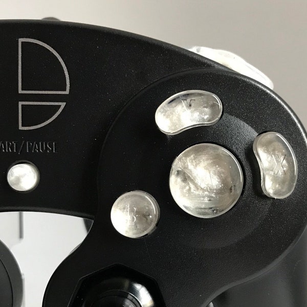 Heavenly White Nebula Gamecube Buttons (ABXY, Z, D-pad, and Start) *READ DESCRIPTION*