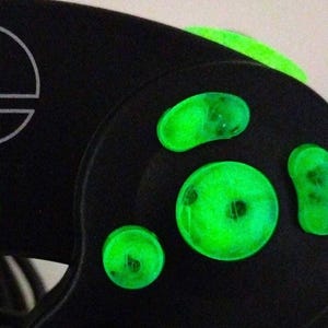 Sour Apple Nebula Custom Gamecube Controller Buttons (ABXY, Z, D-pad, und Start) * BESCHREIBUNG LESEN *