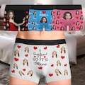 Custom Face Boxer Briefs: Personalized Photo Underwear Gift, Wedding Gift