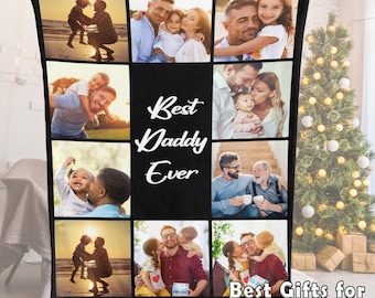 Custom Photo Fleece Blanket: Personalized Picture & Text Gift