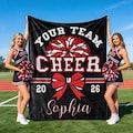 Custom Team Cheerleading Blanket, Competitive Senior Cheer Gifts, Christmas Gift product logo