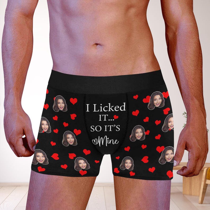 Personalized Face Boxers: Custom Photo Underwear, Husband Gift image 7