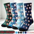 Personalized Photo Socks, Custom Face Socks for Dad, Father's Day Gift product logo