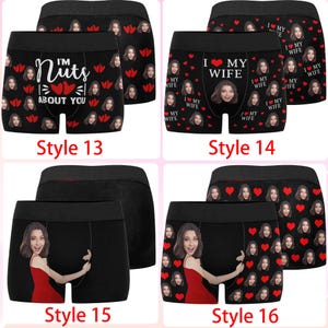 Boxer personnalisé, cadeau de sous-vêtement personnalisé, cadeau de mariage image 5