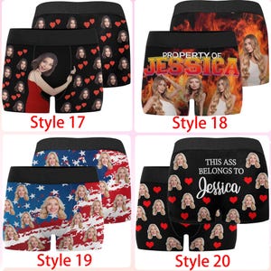 Boxer personnalisé, cadeau de sous-vêtement personnalisé, cadeau de mariage image 6