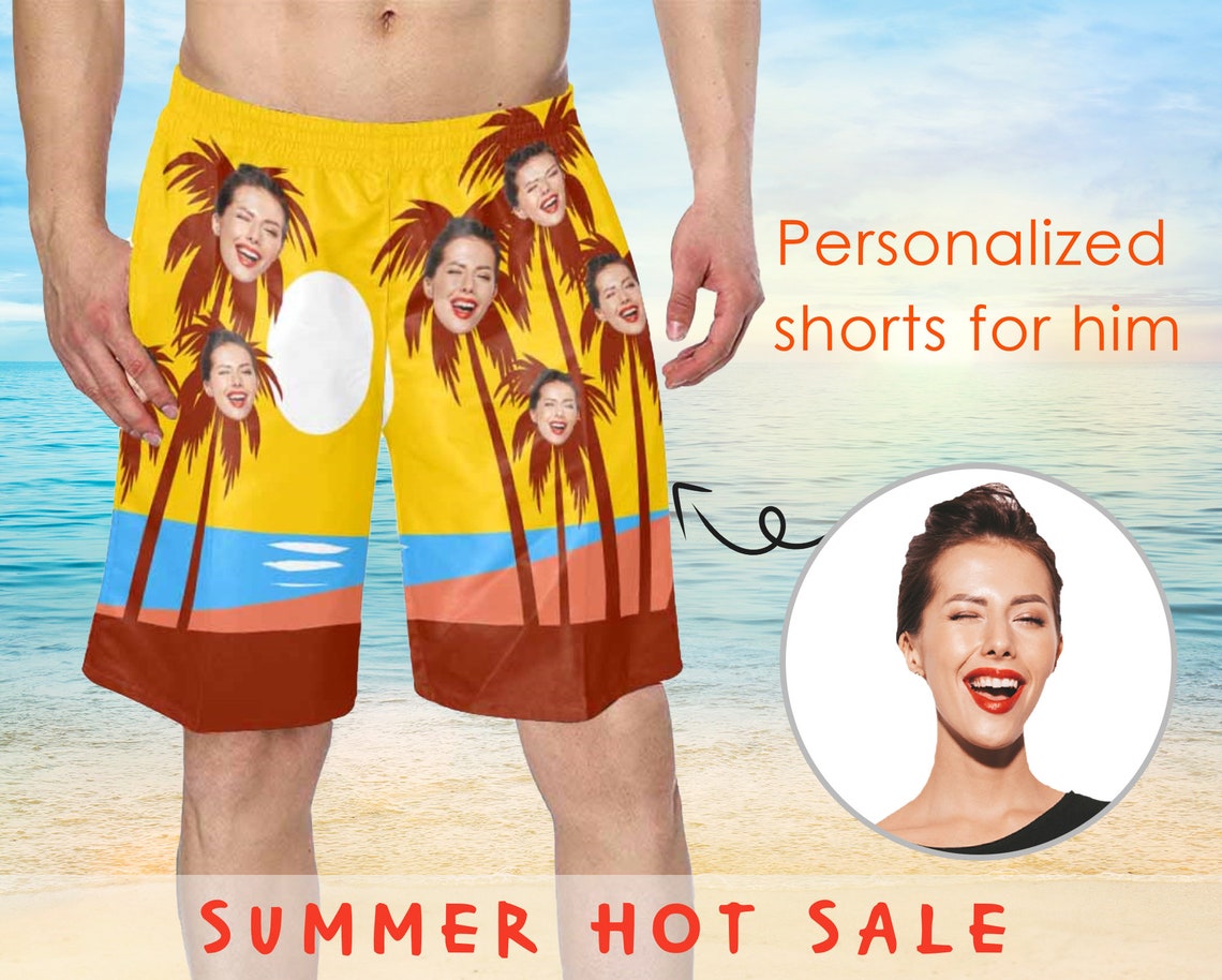 Custom Face Swimwear Personalized Men Bathing Suit Face on Etsy.de