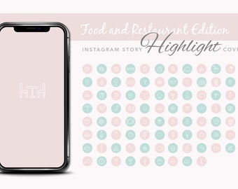 186 Foodie IG Highlight Covers: Minimalist Icons & Story Templates to Elevate Your Brand