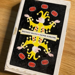 Vintage RARE 1960s Watney Mann Combe Reid Advertising Playing Cards - NEW and Sealed - Breweriana Playing Cards - Canasta
