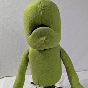 Professionelle leere grüne Puppe