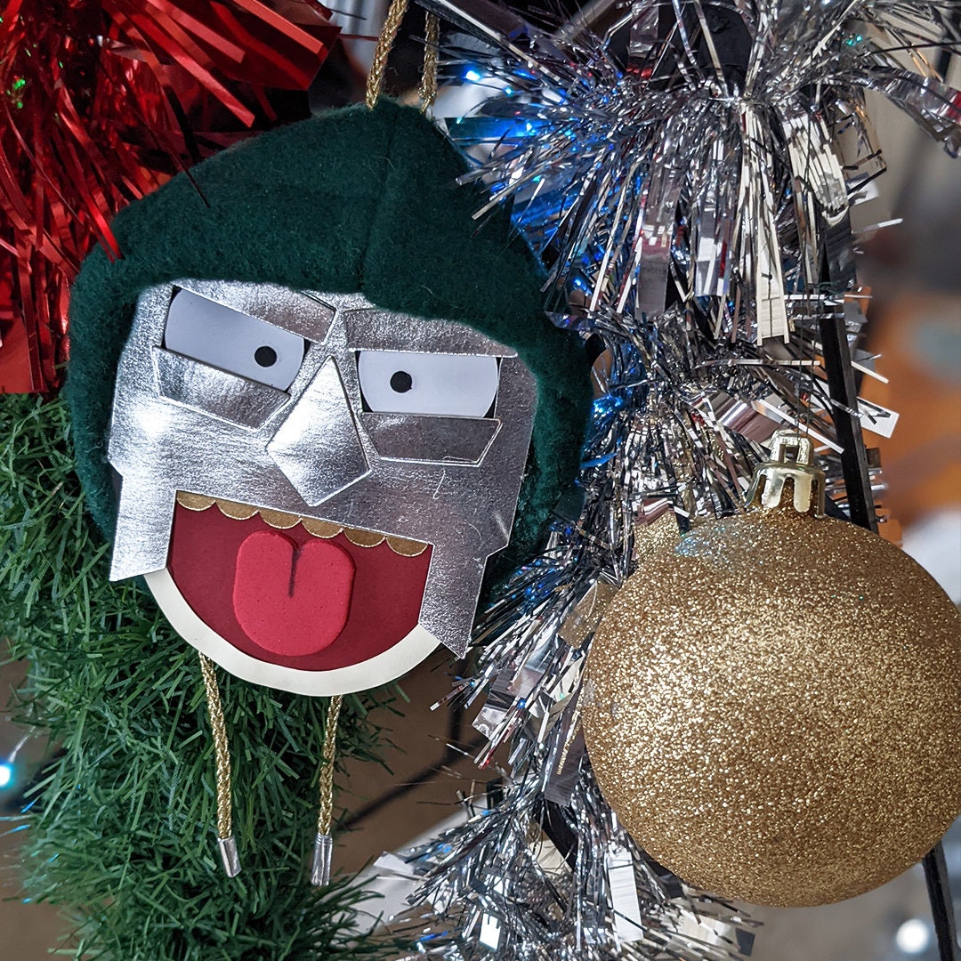 MF DOOM Christmas Ornament Etsy