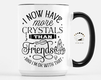 Crystal Lover Mug: Witchy Gothic Decor Gift