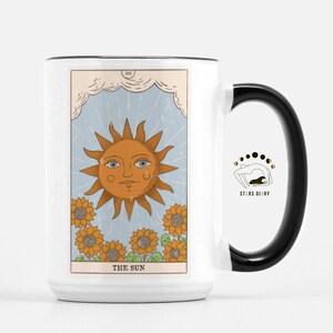 THE SUN Tarot Card Tea & Coffee Mug, Astrology Gifts