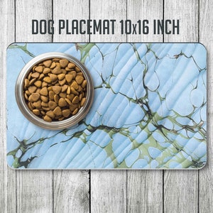 Stone Inlaid Dog Water Bowl Mat