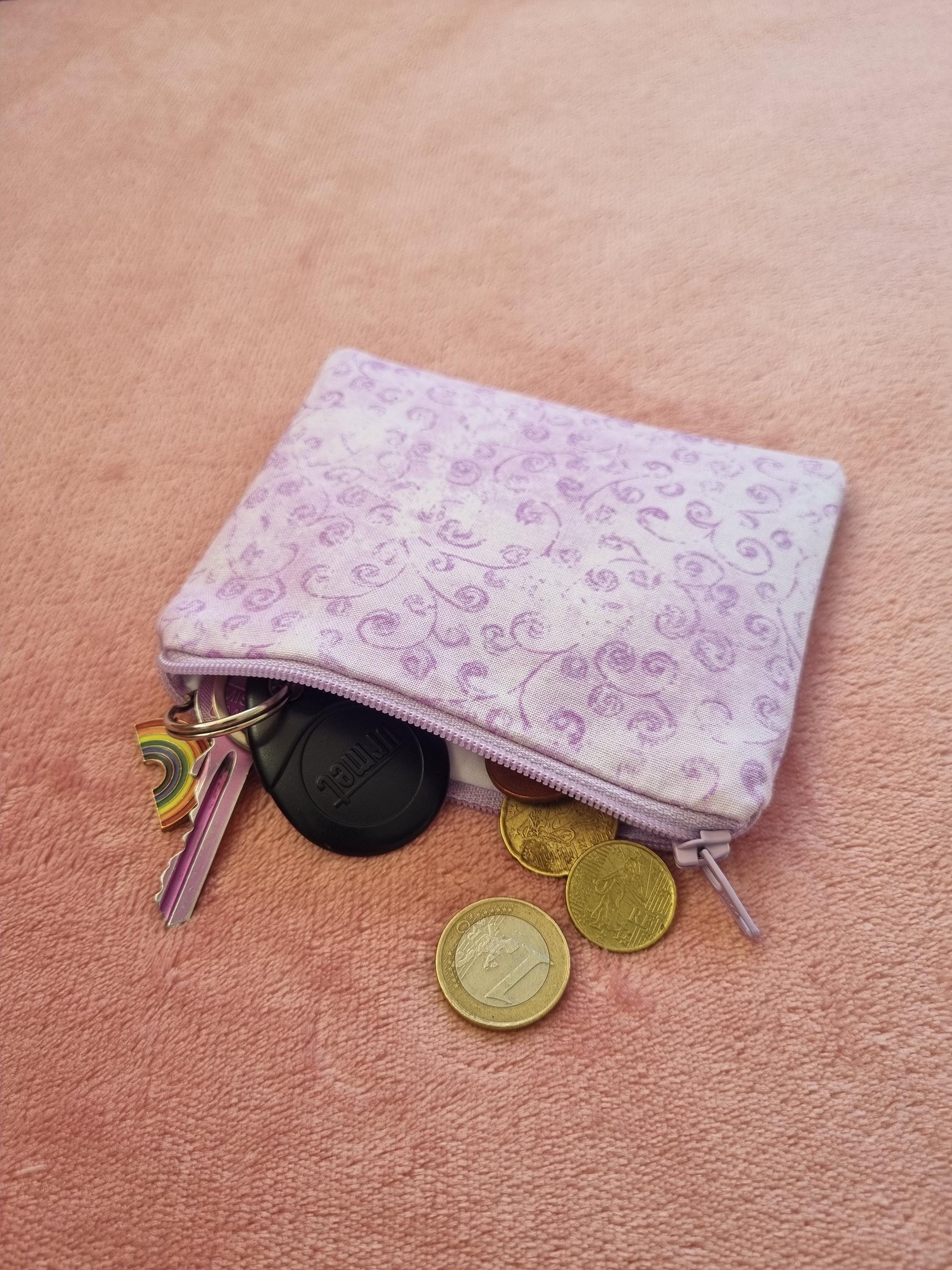 Litchi en relief petit portefeuille avec porte-monnaie carte de crédit