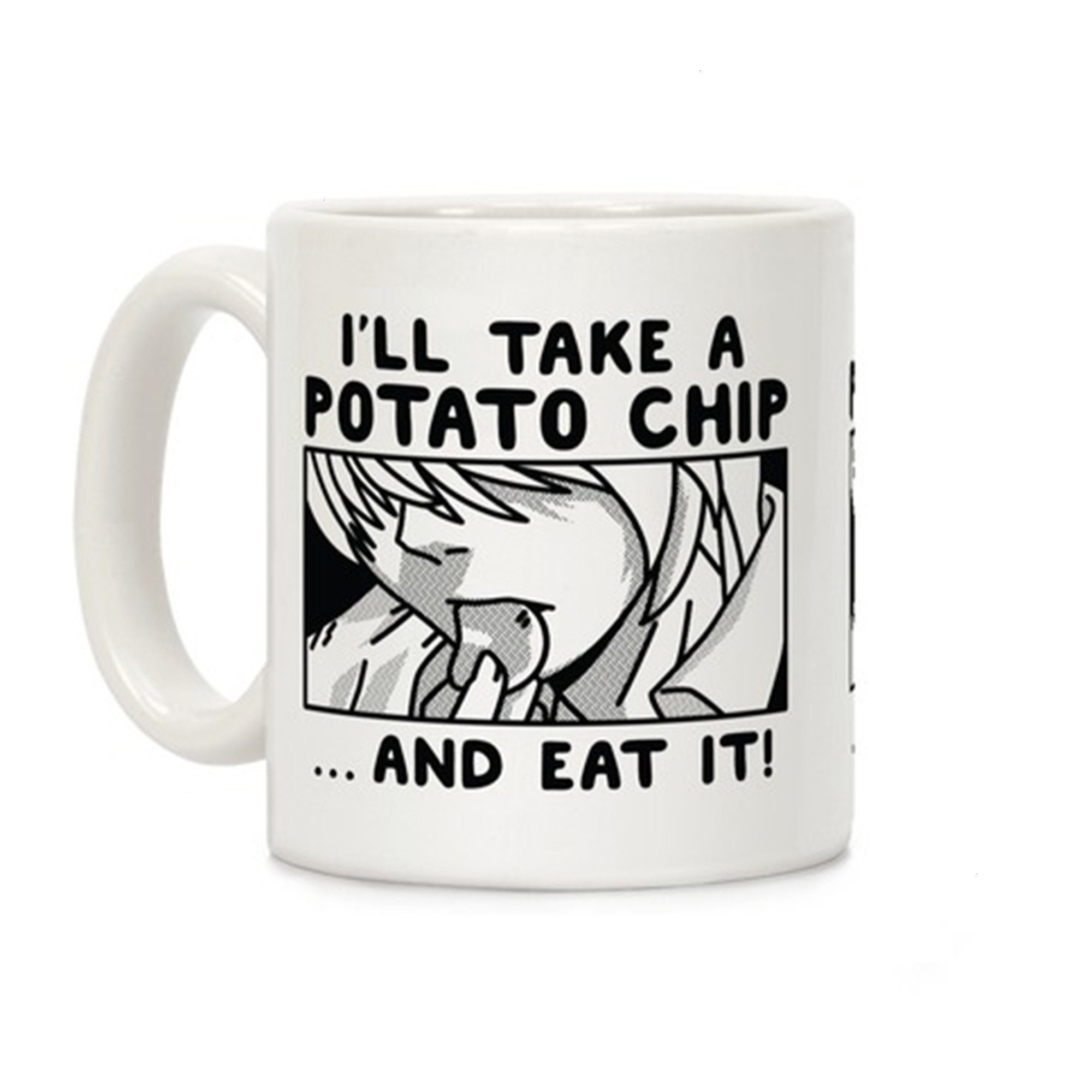 I'll Take A Potato Chip And Eat It Episode I'll Take A Potato Chip And Eat It Coffee MugLight Yagami | Etsy