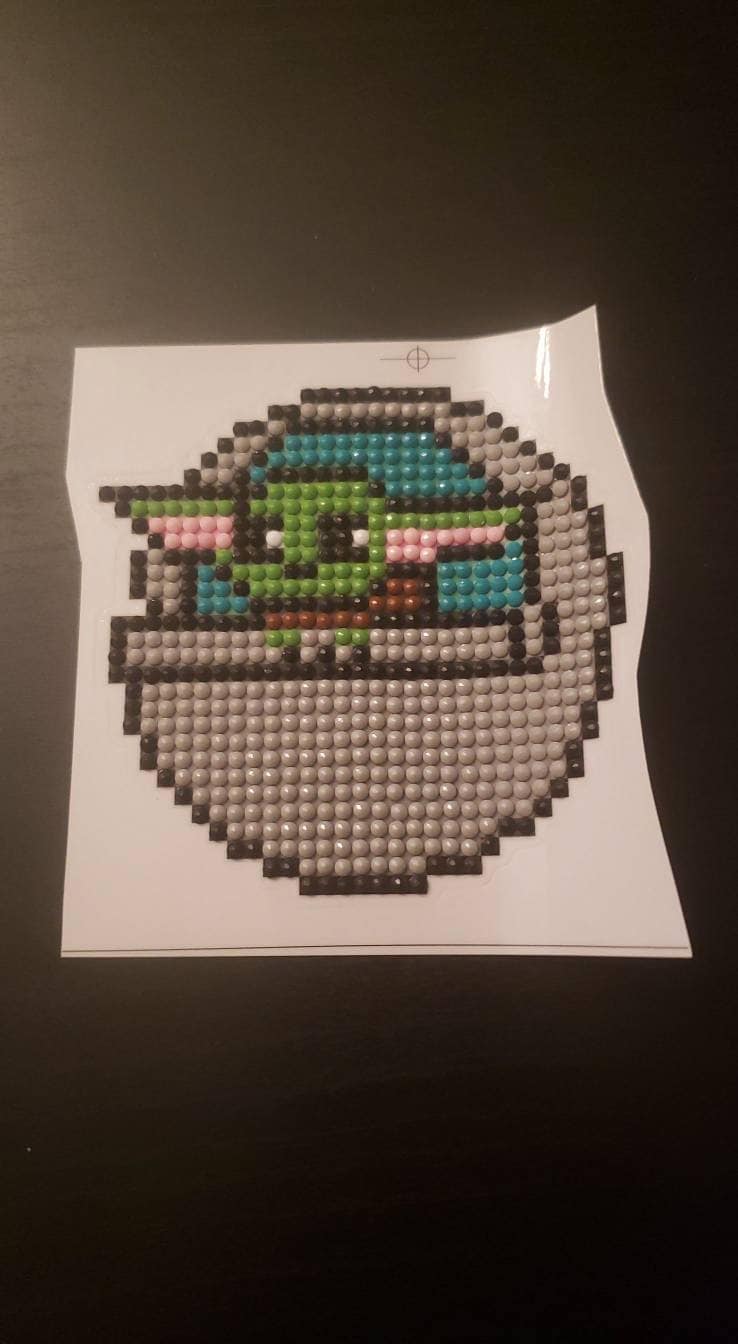 mandalorian diamond art