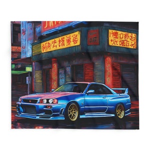 Skyline R34 GTR - JDM - Fleecefilt