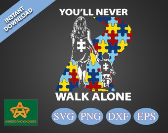 Never Walk Alone Svg Etsy