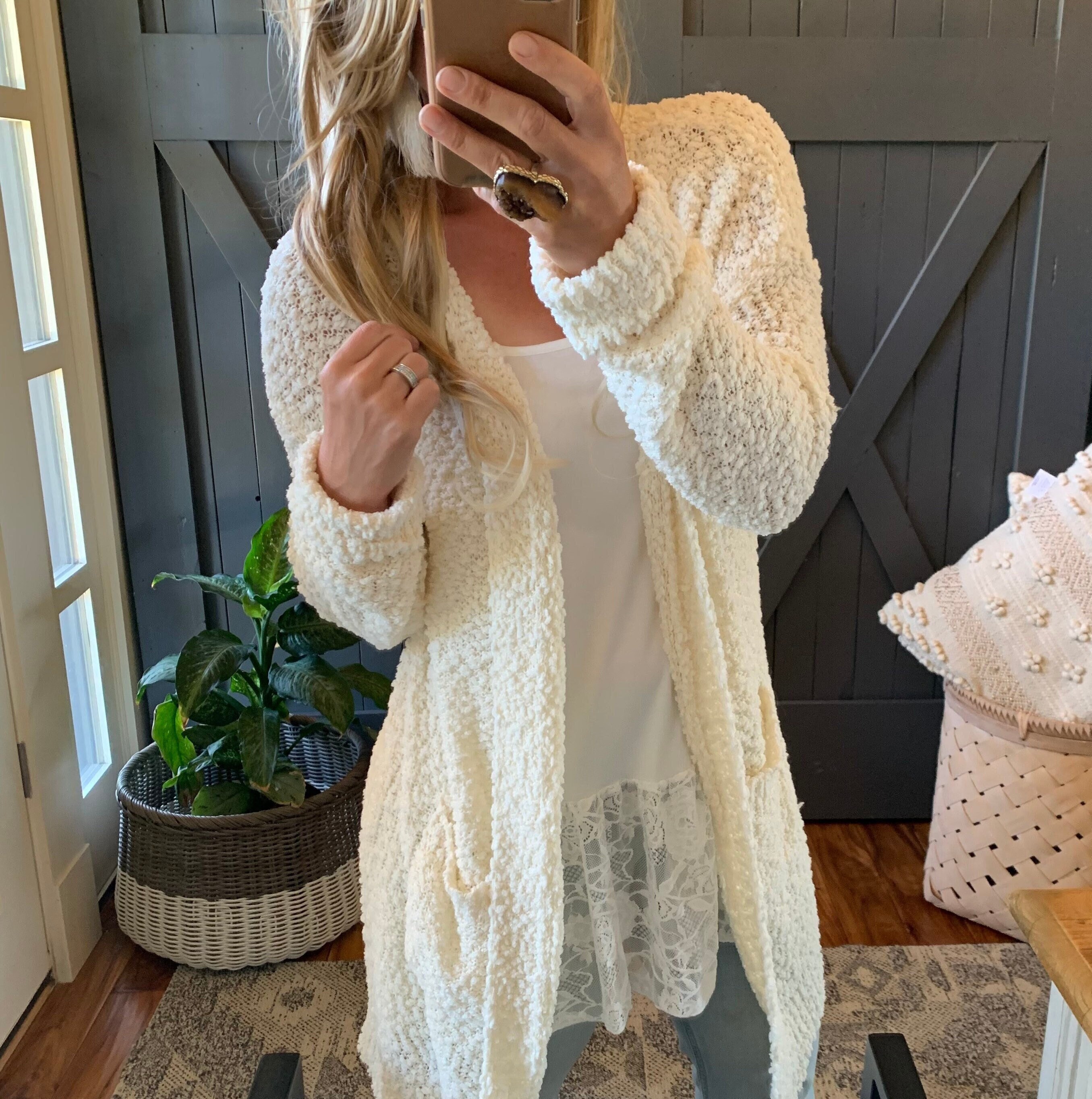 Cream Boucle Sweater - Etsy Hong Kong