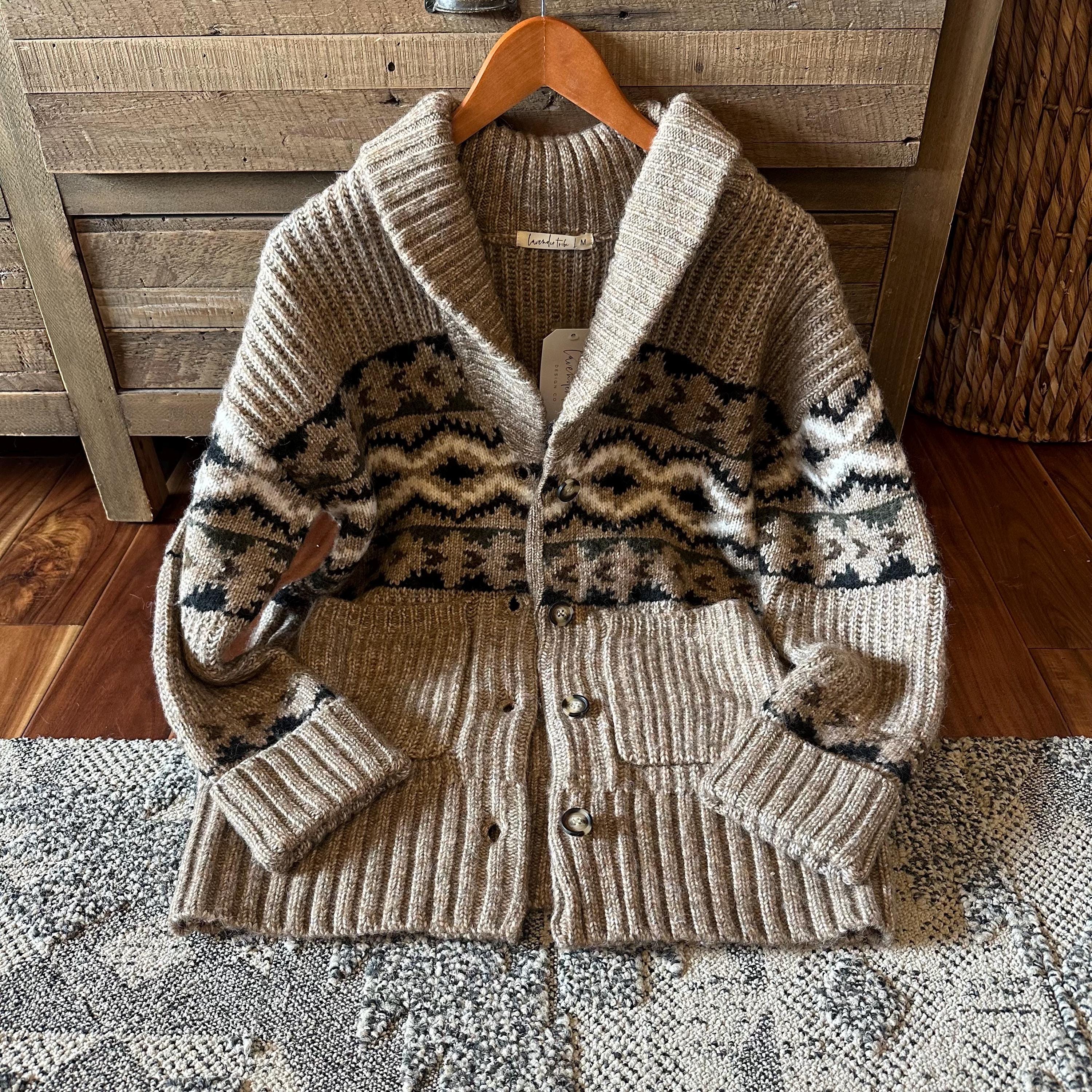 ライ70's PENDLETON cowichan cardigan vintage 70s Pendelton Cowichan style sweater – 86 Vintage