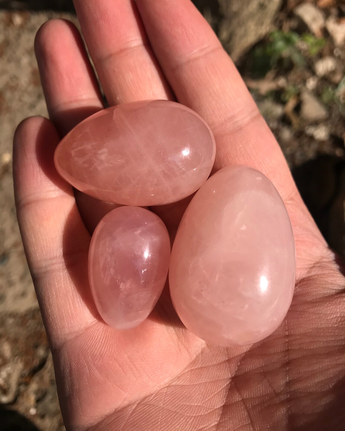 Yoni Egg Rose Quartz Undrilled Rose Quartz Egg Pink Quartz Etsy