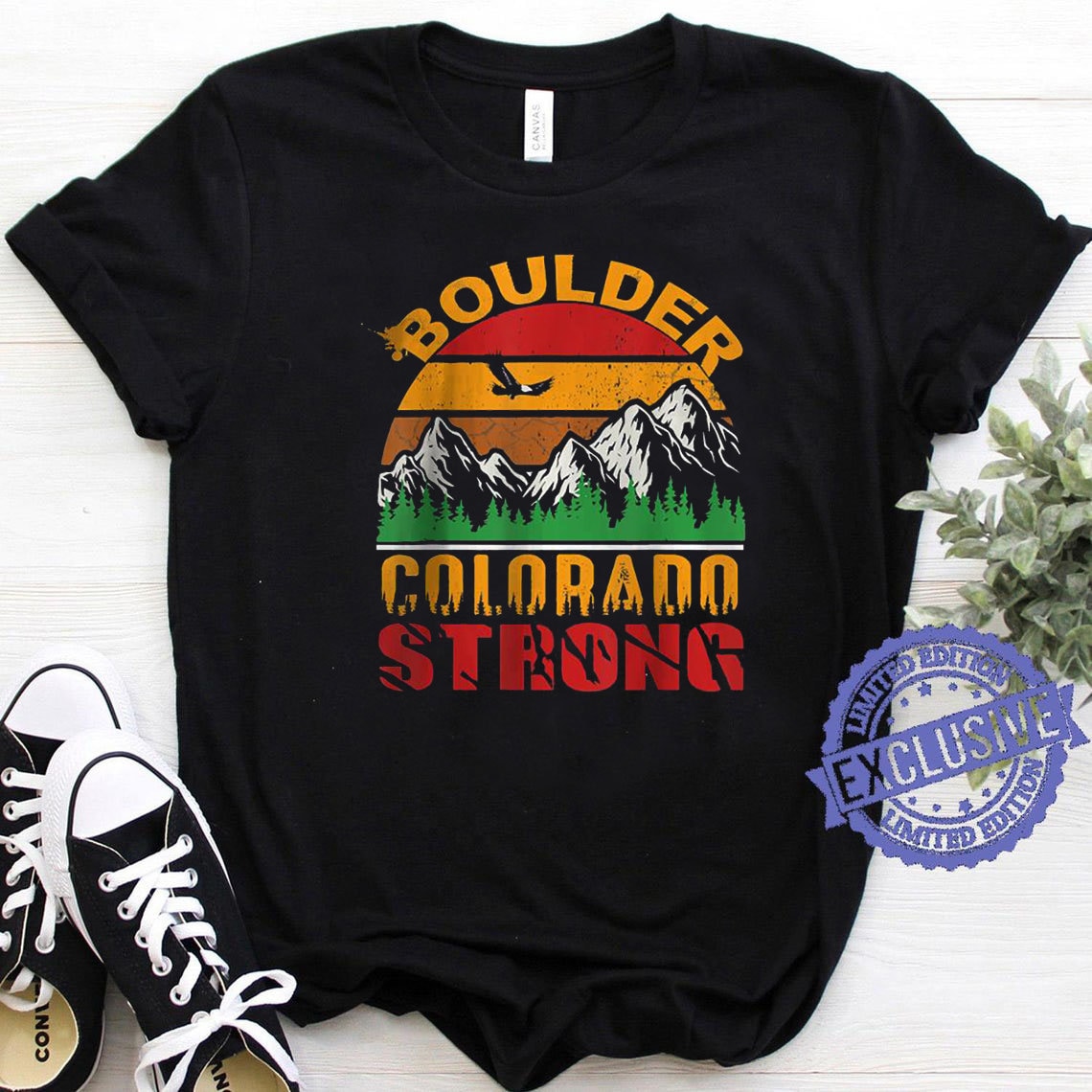 Official Boulder Colorado Strong TShirt Hoodies Tshirt Etsy