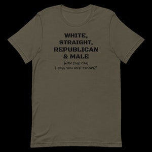 Chemise de patriote pour des hommes, blanc, droit, chemise masculine republican.male, chemise patriotique sarcastique, chemise drôle de déclaration pour des hommes, hommes amercan fiers, tee