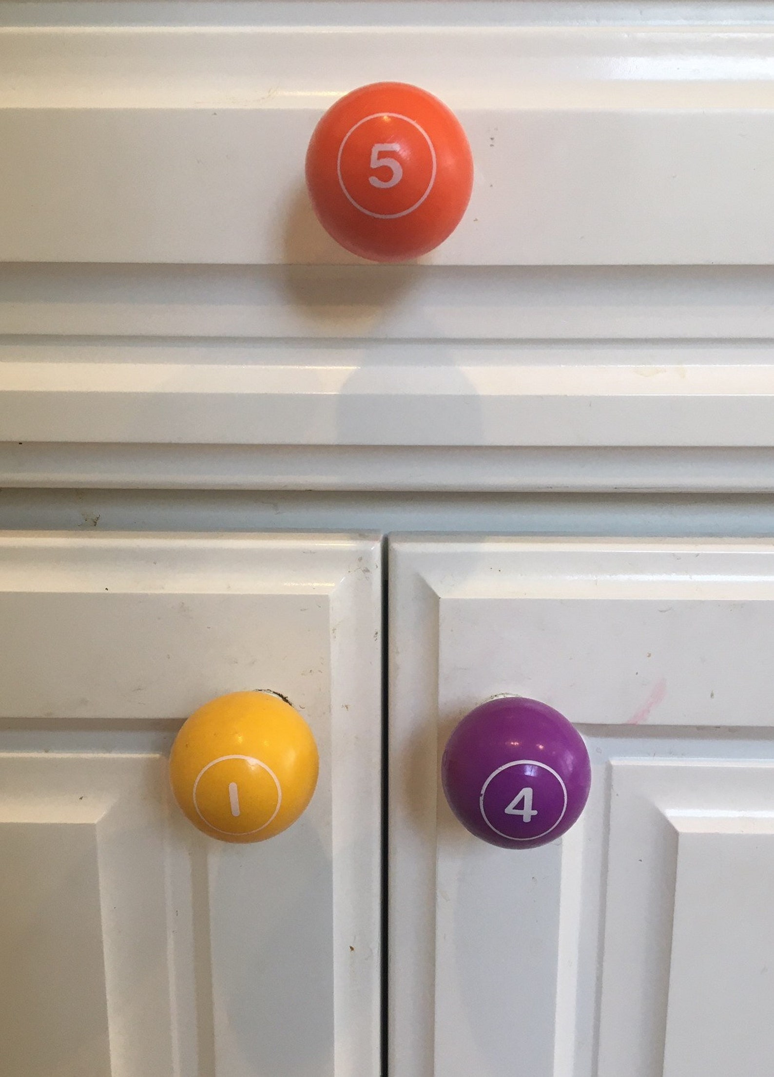 Vintage Pool Ball Drawer Pulls / Knobs Size 1 1/2 D. Your Etsy