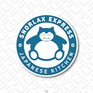 Sticker rond Ronflex express