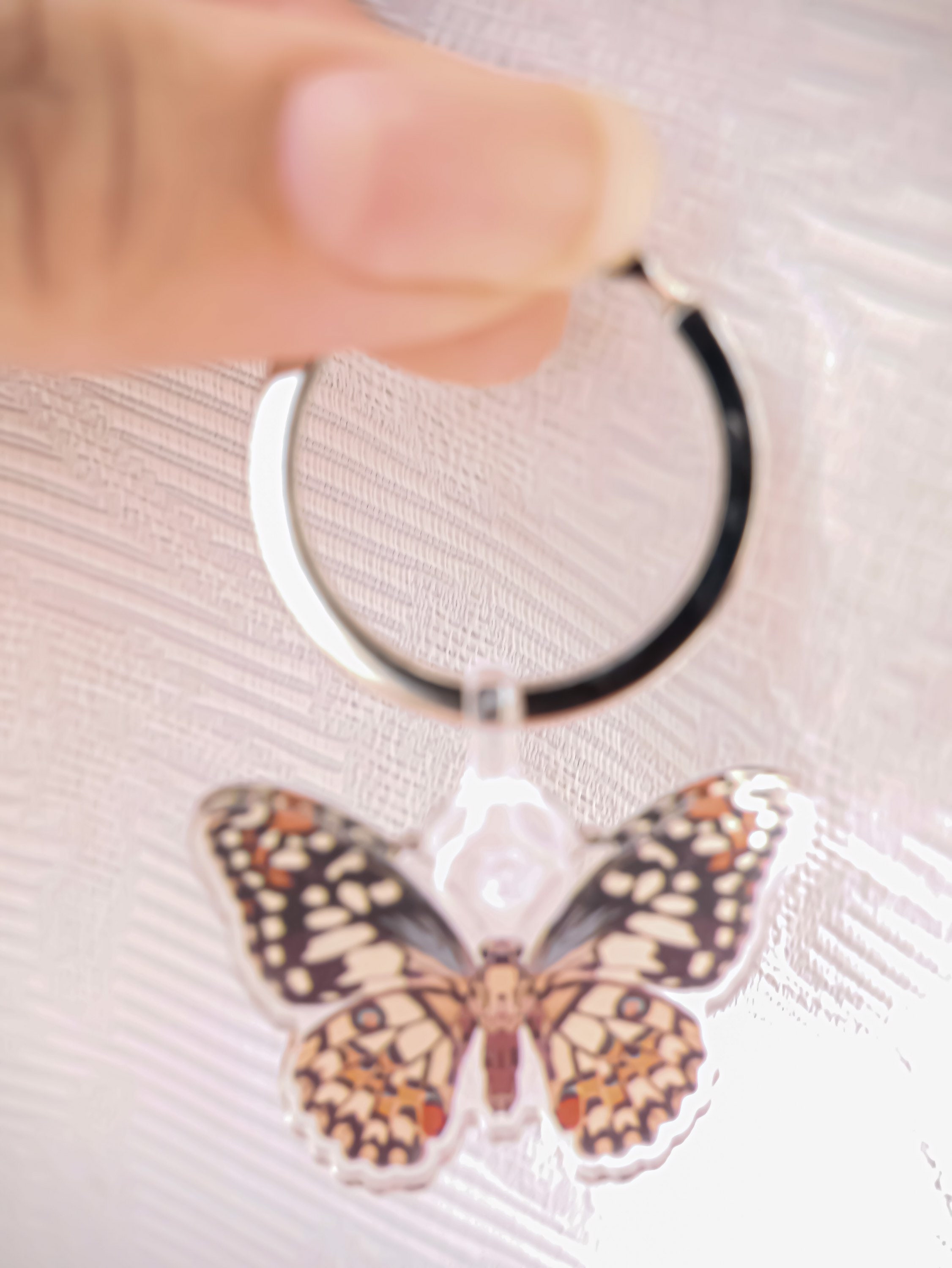 Butterfly keychain Etsy