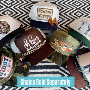 HappyStack Fall Trucker Hats, Custom trucker hat, Autumn trucker hat, Thanksgiving trucker hat