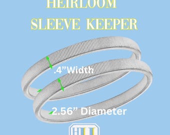 Heirloom Sleeve Keepers | Vintage Inspired Stretch Metal Arm Cuffs (Pair)