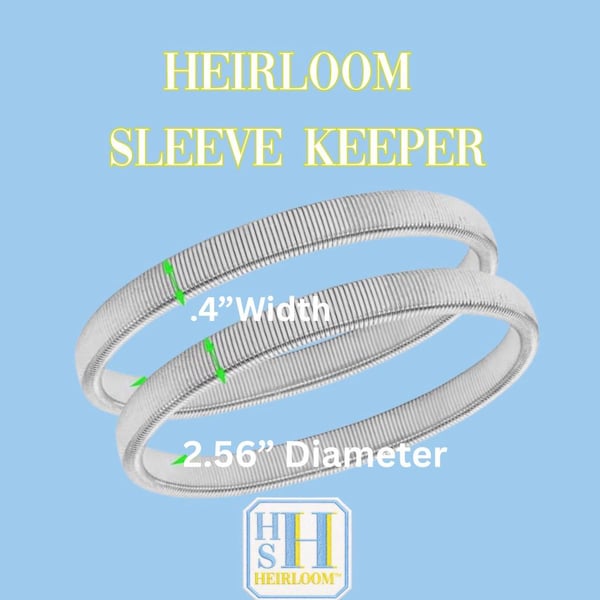 Heirloom Sleeve Keepers | Vintage Inspired Stretch Metal Arm Cuffs (Pair)