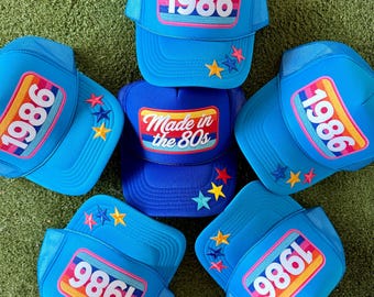 1986 Trucker Hat | Made in the 80s Retro Summer Beach Vacation Hat