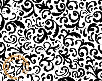 Pattern SVG, Pattern ornament SVG, Seamless SVG, Damask png, tooled leather svg, Cut File